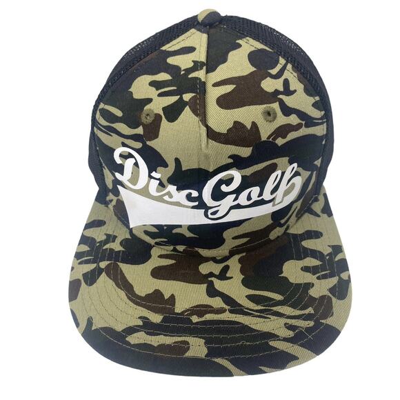 Disc Golf DISCGOLF BASEBALL Logo Hat Trucker Cap Snap Back Disc Golf Vinyl Logo - Picture 6 of 12